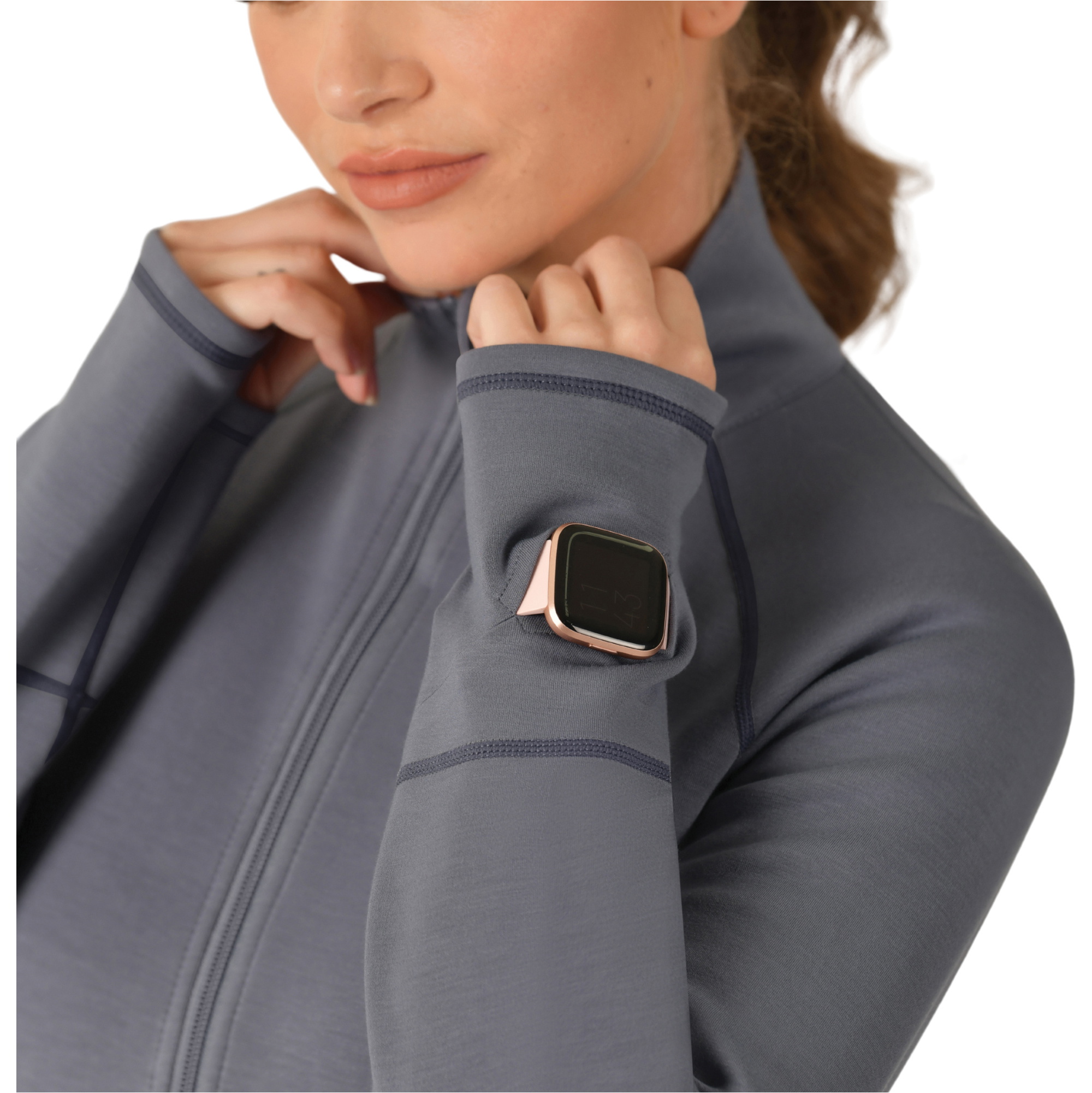 2025 Weatherbeeta Womens Copper Performance Jacket 1028841 - Slate Blue